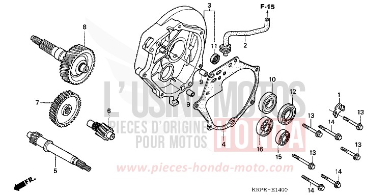 TRANSMISSION for SCV LEAD FORCE SILVER METALLIC (NH411) from 2003
